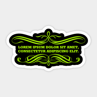 Lorem Ipsum Sticker